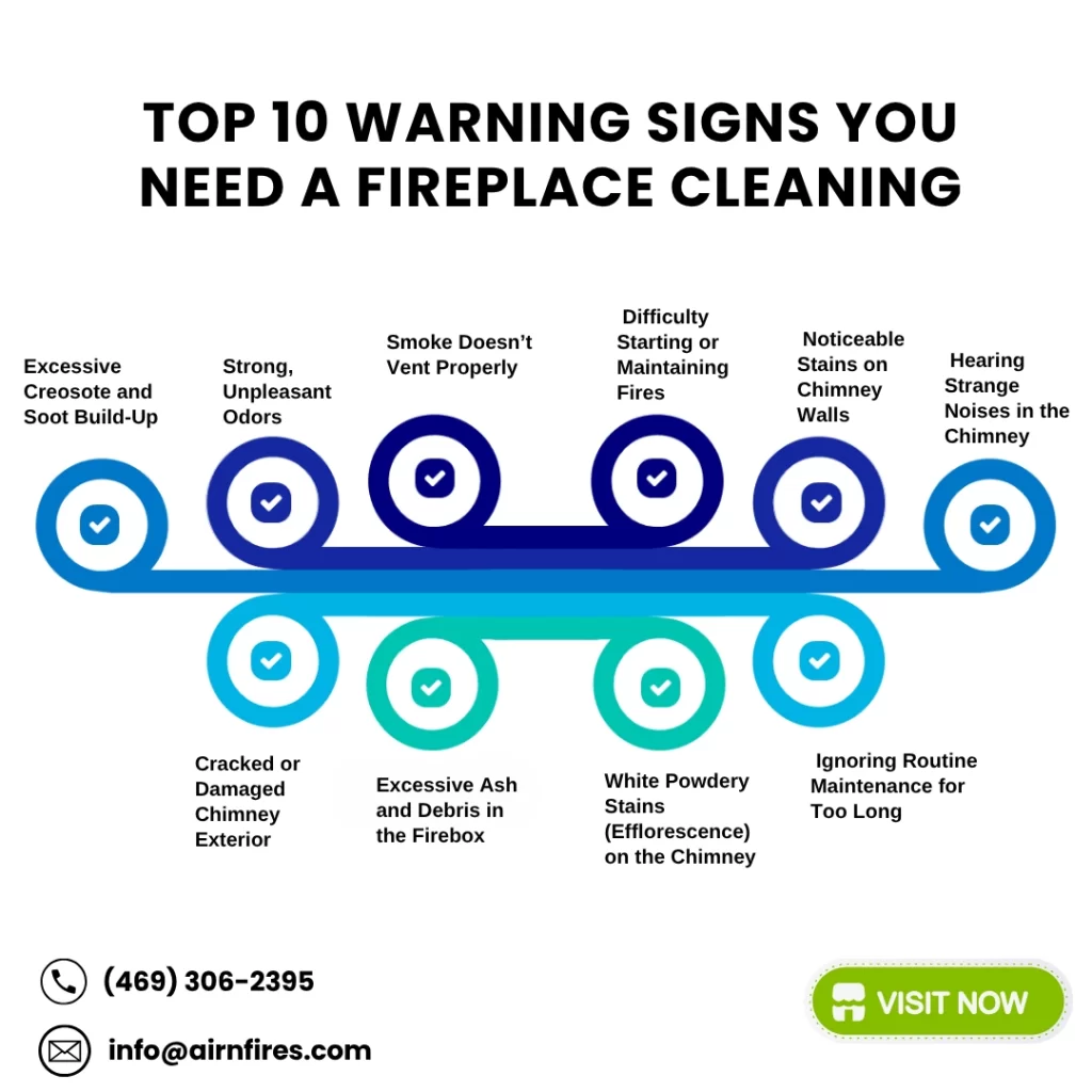 Top 10 Warning Signs You Need A Fireplace Cleaning