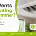 Air Vents Sweating in Summer