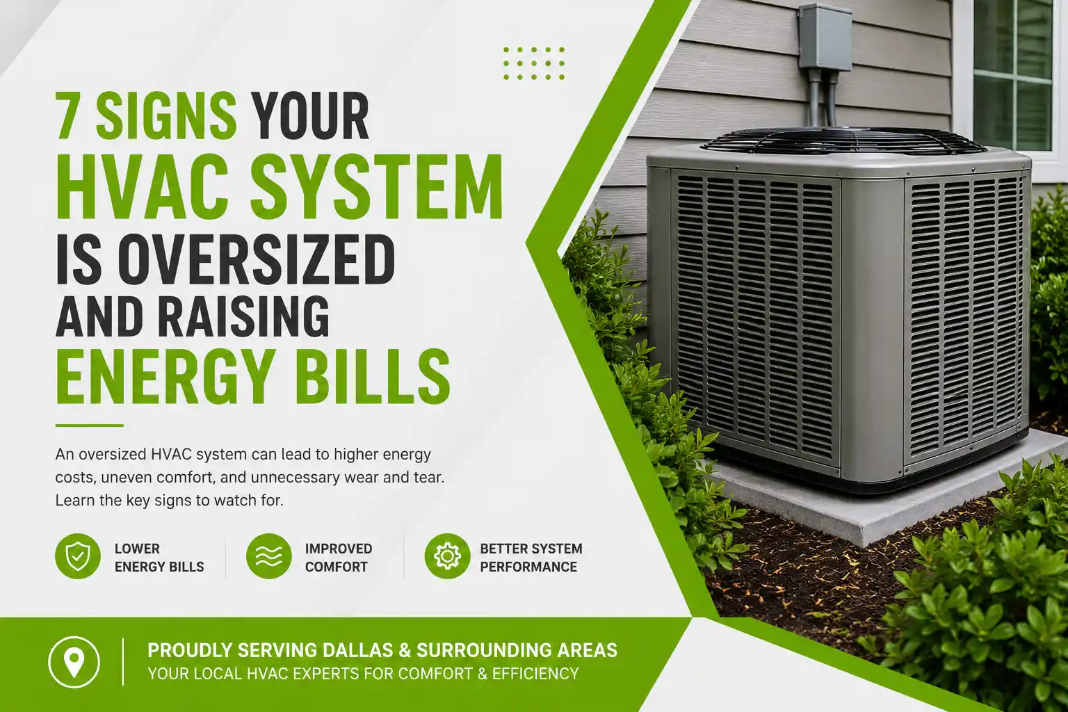 7 Signs Your HVAC System Is Oversized and Costing You Money