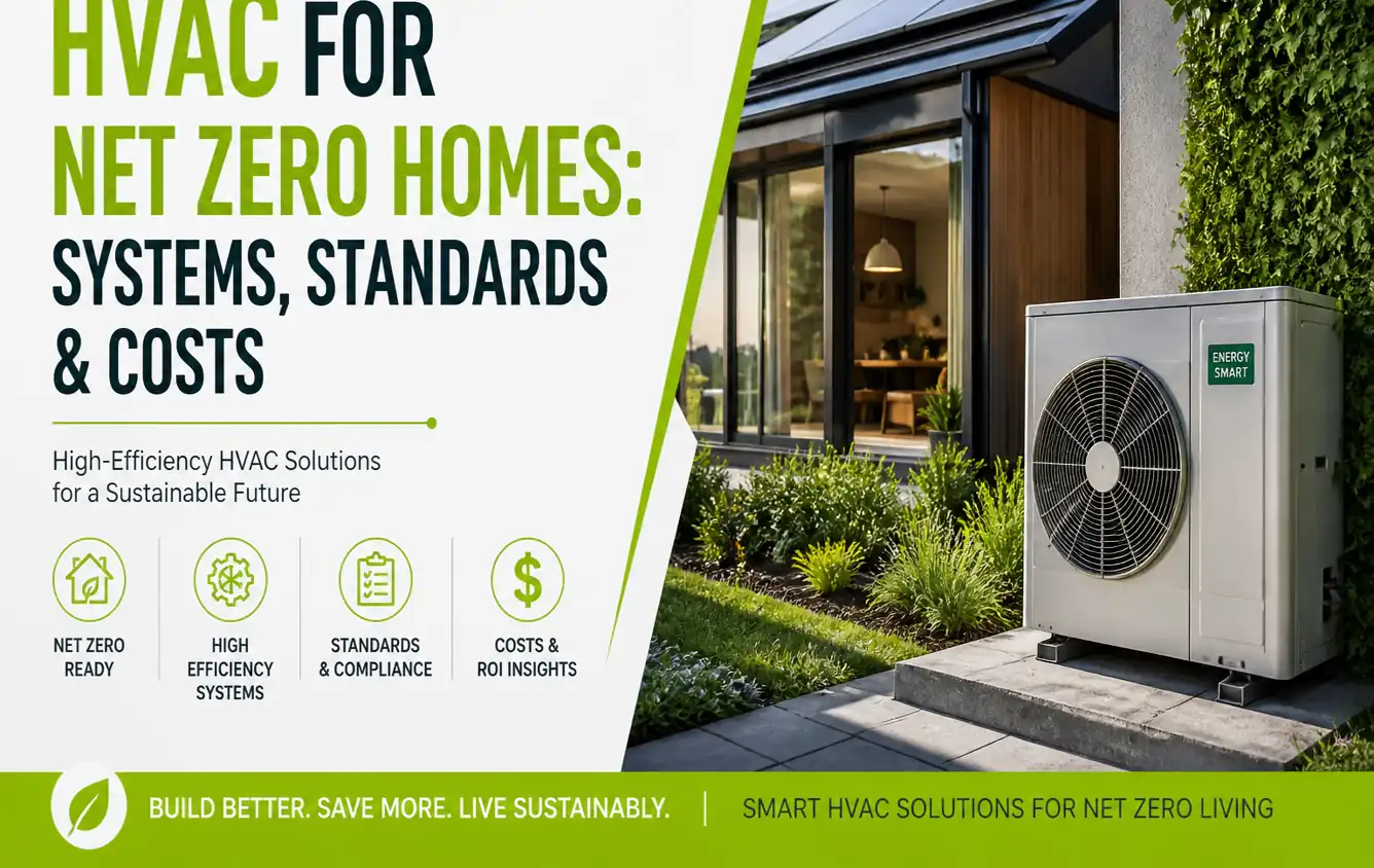 HVAC Requirements for Net Zero Homes: Systems, Standards & Costs