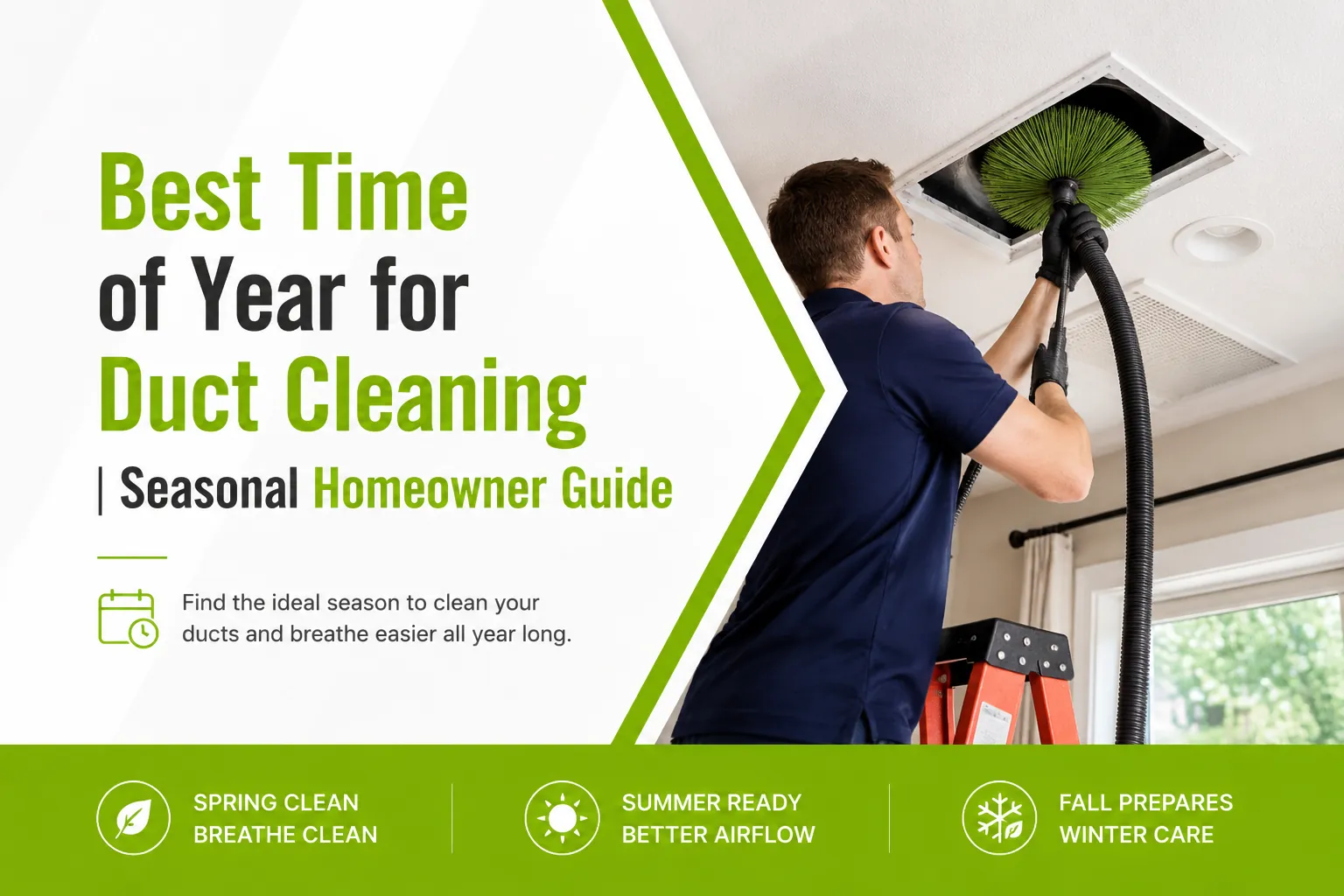 Best Time of Year for Duct Cleaning: Seasonal Guide for Homeowners