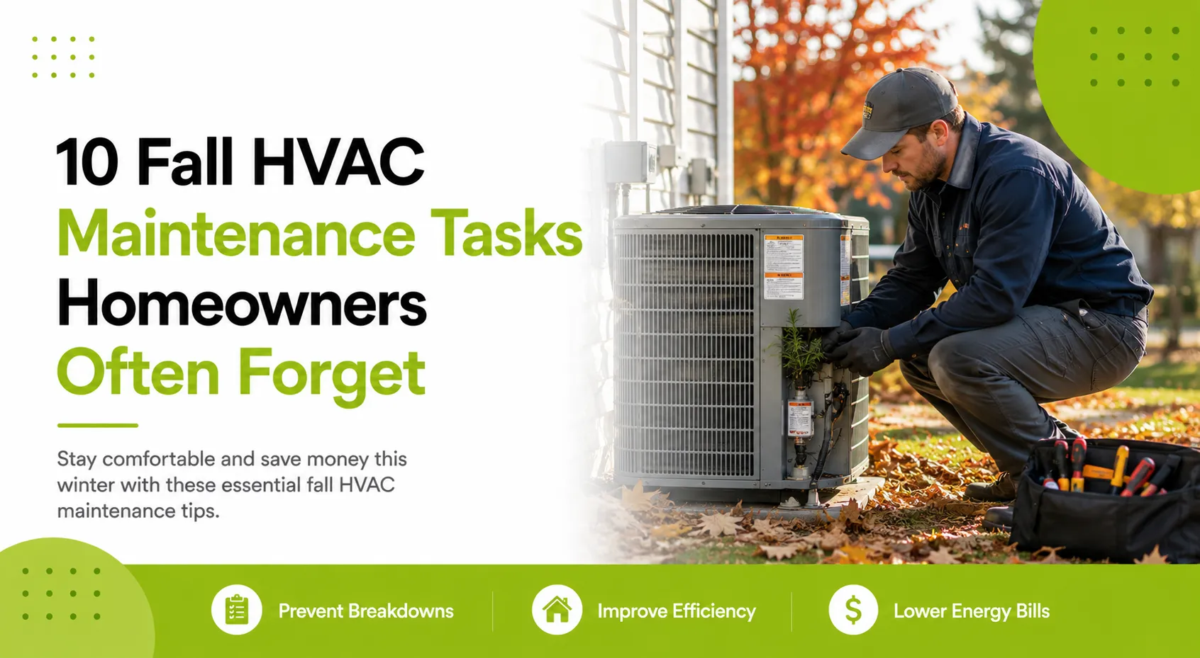 10 Fall HVAC Maintenance Tasks Most Homeowners Overlook