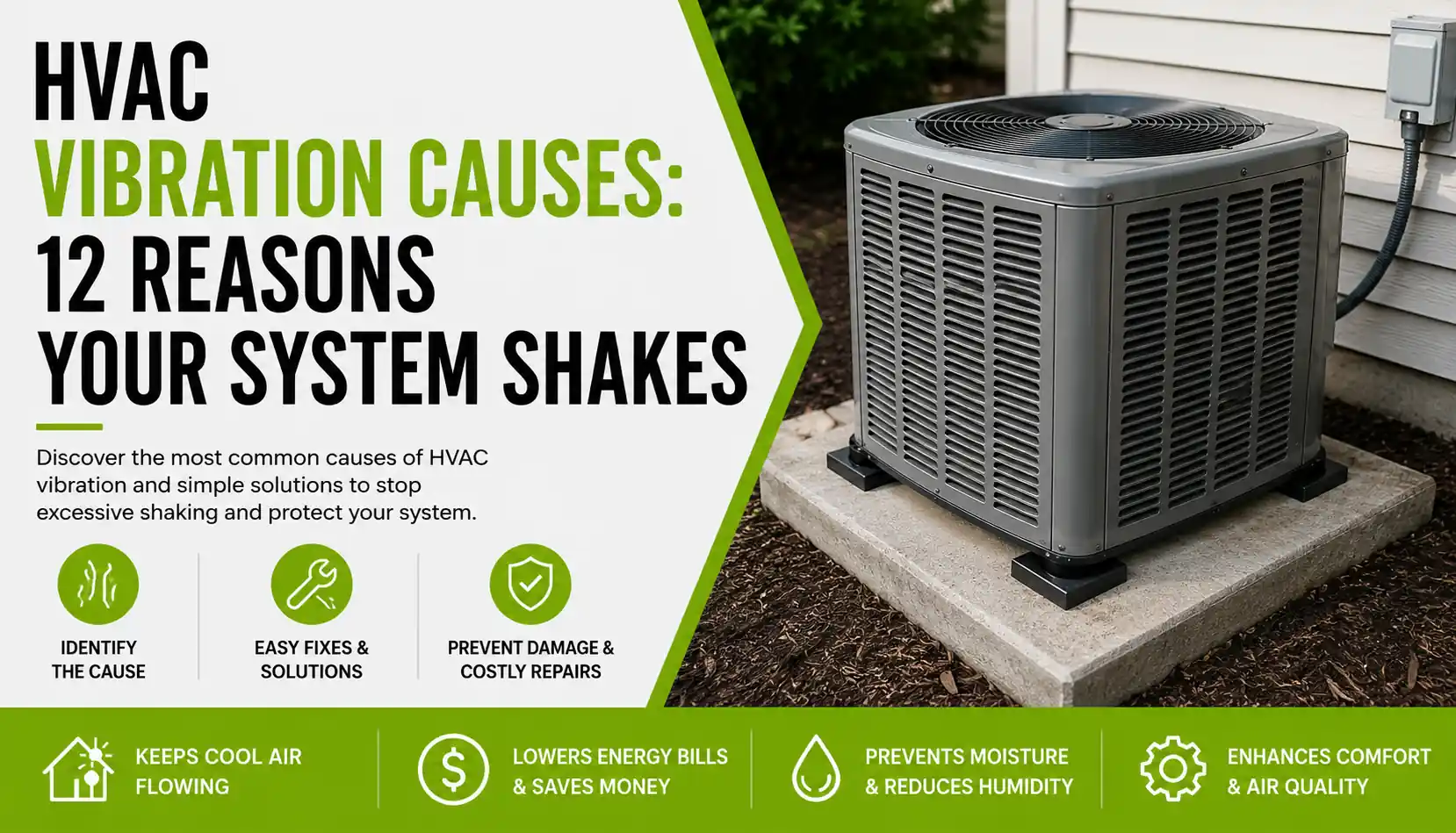 HVAC Vibration Causes: 12 Common Reasons Your System Shakes and How to Fix Them