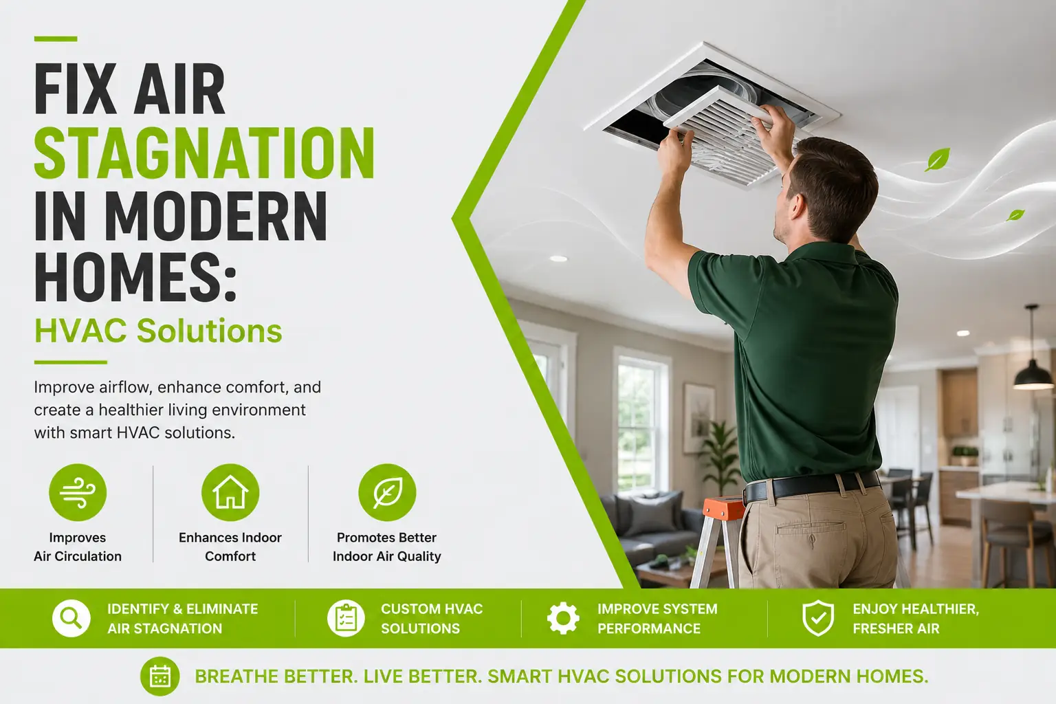 Fix Air Stagnation in Modern Homes: HVAC Solutions