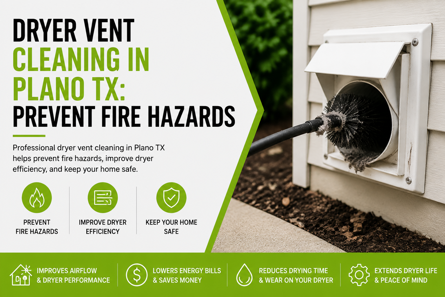 Is Your Dryer Vent a Fire Hazard? Here’s Why Dryer Vent Cleaning In Plano TX Matters