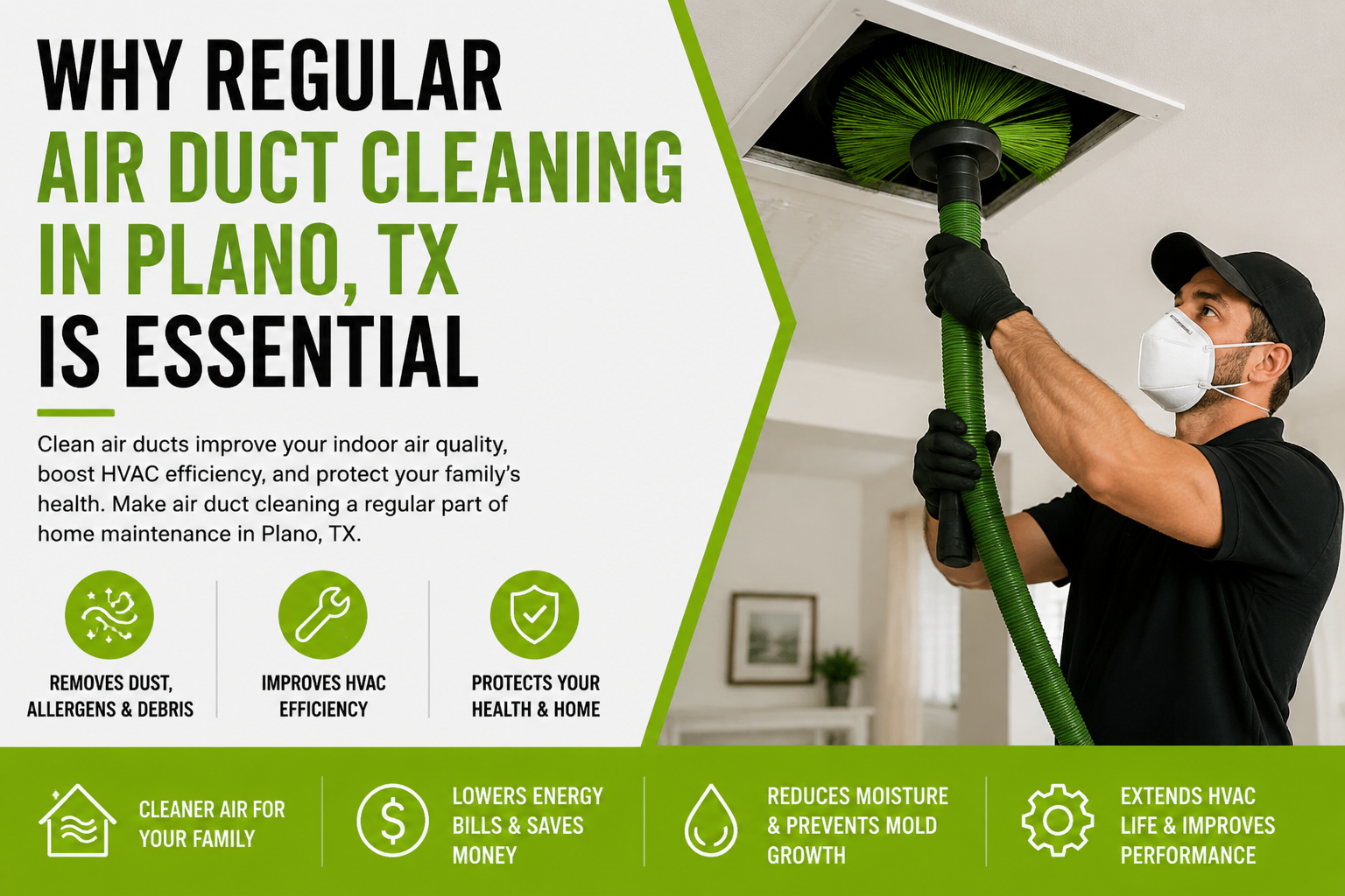 Why Regular Air Duct Cleaning in Plano, TX is Essential for Your Home