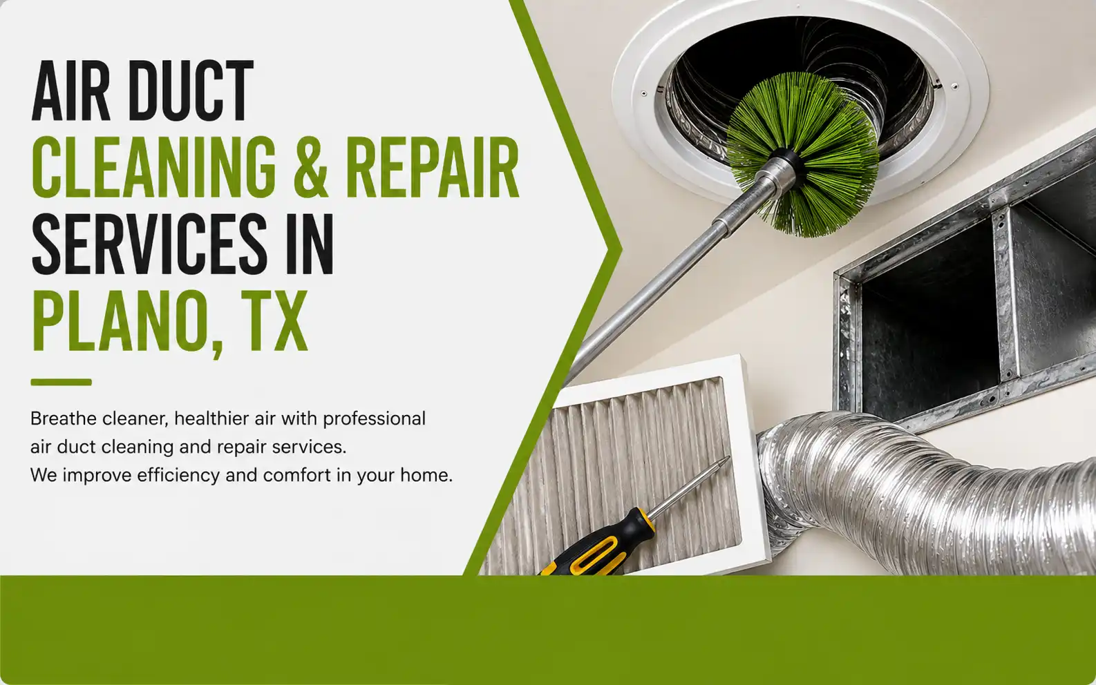 Professional Air Duct Cleaning & Repair Services in Plano, TX